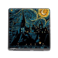 Hogwarts Castle Van Gogh Memory Card Reader (square 5 Slot) by Salman4z