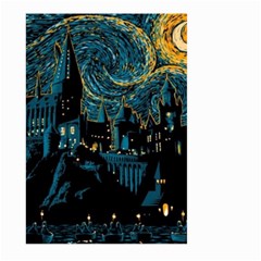 Hogwarts Castle Van Gogh Large Garden Flag (two Sides) by Salman4z