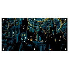 Hogwarts Castle Van Gogh Banner And Sign 4  X 2 