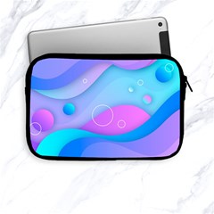 Colorful Blue Purple Wave Apple Ipad Mini Zipper Cases by Salman4z