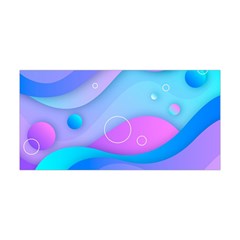 Colorful Blue Purple Wave Yoga Headband by Salman4z