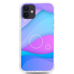 Colorful Blue Purple Wave Iphone 12/12 Pro Tpu Uv Print Case by Salman4z