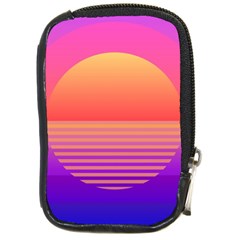 Sunset Summer Time Compact Camera Leather Case by Salman4z