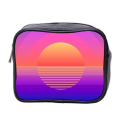 Sunset Summer Time Mini Toiletries Bag (two Sides)