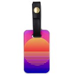 Sunset Summer Time Luggage Tag (one side) Front