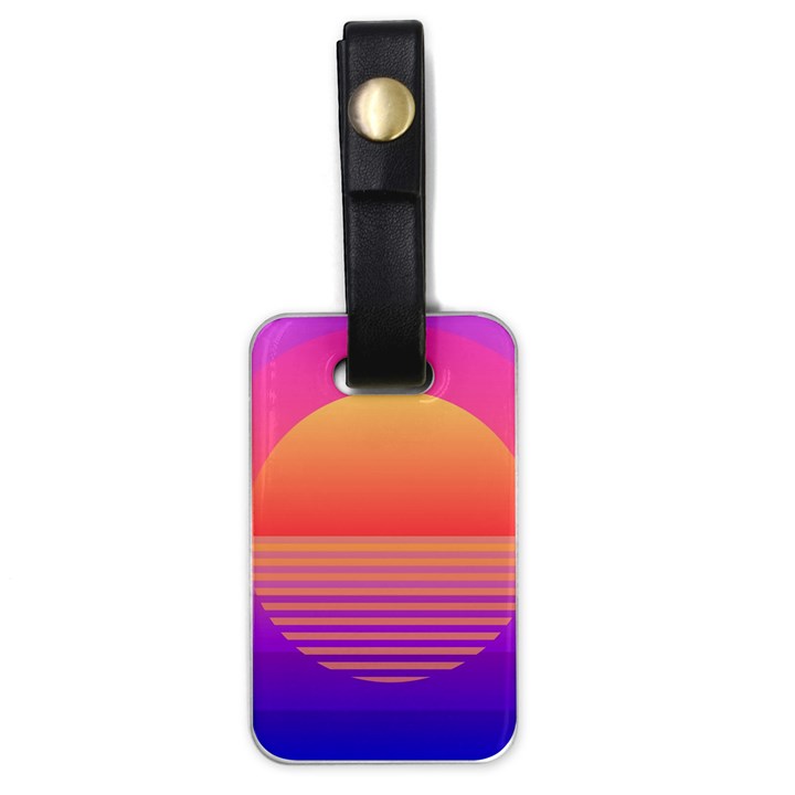 Sunset Summer Time Luggage Tag (one side)