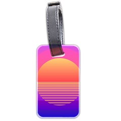 Sunset Summer Time Luggage Tag (two Sides) by Salman4z