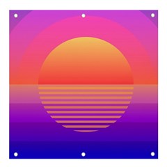 Sunset Summer Time Banner And Sign 4  X 4 