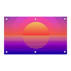 Sunset Summer Time Banner And Sign 5  X 3 