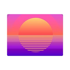 Sunset Summer Time Premium Plush Fleece Blanket (mini)