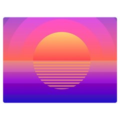 Sunset Summer Time Premium Plush Fleece Blanket (extra Small) by Salman4z