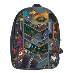 Fictional Character Cartoons School Bag (xl) by Salman4z