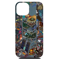 Fictional Character Cartoons Iphone 14 Black Uv Print Case by Salman4z