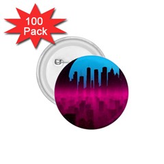 Futuristic Cityscape 1 75  Buttons (100 Pack) 