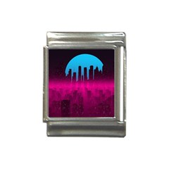 Futuristic Cityscape Italian Charm (13mm)