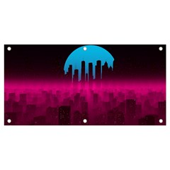 Futuristic Cityscape Banner And Sign 4  X 2  by Salman4z