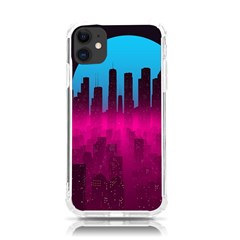 Futuristic Cityscape Iphone 11 Tpu Uv Print Case by Salman4z