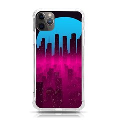 Futuristic Cityscape Iphone 11 Pro Max 6 5 Inch Tpu Uv Print Case by Salman4z