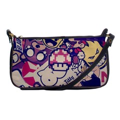 Retro Cartoon Hello Titty Parody Shoulder Clutch Bag by Salman4z