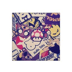 Retro Cartoon Hello Titty Parody Satin Bandana Scarf 22  X 22  by Salman4z