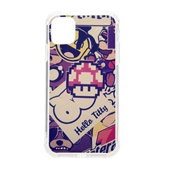 Retro Cartoon Hello Titty Parody Iphone 11 Tpu Uv Print Case by Salman4z