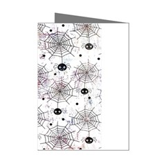 Creepy Spider Mini Greeting Cards (pkg Of 8) by Salman4z