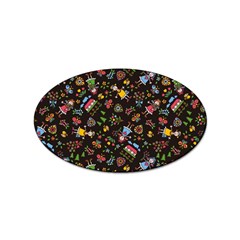 Cartoon Texture Sticker (oval)