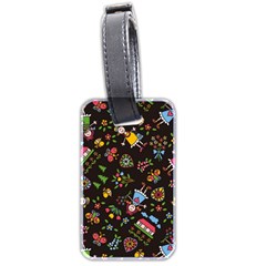 Cartoon Texture Luggage Tag (two Sides) by Salman4z