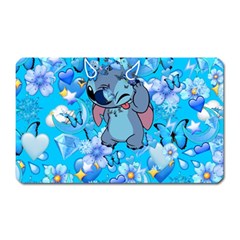 Blue Stitch Aesthetic Magnet (rectangular) by Salman4z