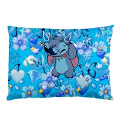 Blue Stitch Aesthetic Pillow Case by Salman4z