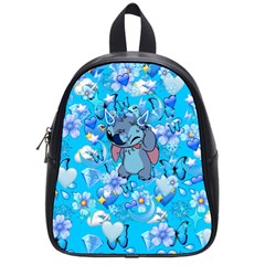 Blue Stitch Aesthetic School Bag (small) by Salman4z