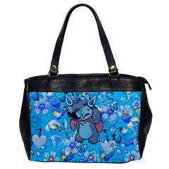 Blue Stitch Aesthetic Oversize Office Handbag by Salman4z