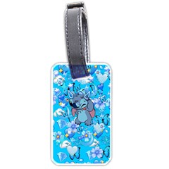 Blue Stitch Aesthetic Luggage Tag (one Side) by Salman4z