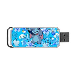 Blue Stitch Aesthetic Portable Usb Flash (one Side) by Salman4z