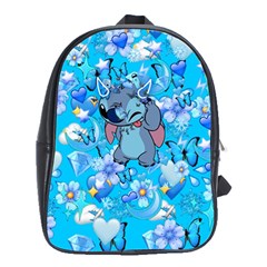 Blue Stitch Aesthetic School Bag (xl) by Salman4z