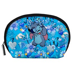 Blue Stitch Aesthetic Accessory Pouch (large) by Salman4z