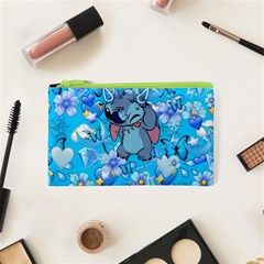 Blue Stitch Aesthetic Cosmetic Bag (xs) by Salman4z