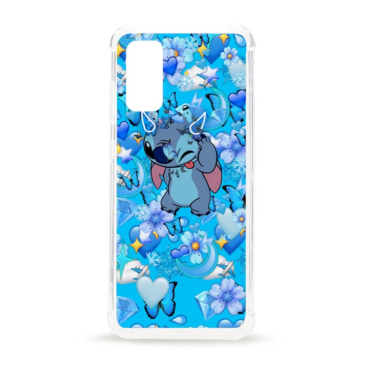 Blue Stitch Aesthetic Samsung Galaxy S20 6.2 Inch TPU UV Case