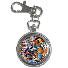 Cartoon Explosion Cartoon Characters Funny Key Chain Watches by Salman4z