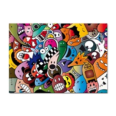 Cartoon Explosion Cartoon Characters Funny Sticker A4 (10 Pack) by Salman4z