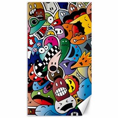 Cartoon Explosion Cartoon Characters Funny Canvas 40  X 72  by Salman4z