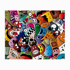 Cartoon Explosion Cartoon Characters Funny Small Glasses Cloth (2 Sides) by Salman4z