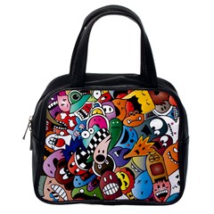 Cartoon Explosion Cartoon Characters Funny Classic Handbag (one Side) by Salman4z