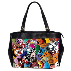 Cartoon Explosion Cartoon Characters Funny Oversize Office Handbag (2 Sides) by Salman4z