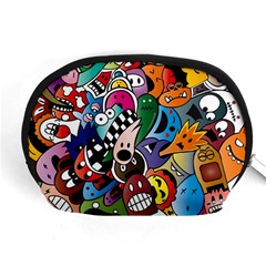 Cartoon Explosion Cartoon Characters Funny Accessory Pouch (medium) by Salman4z