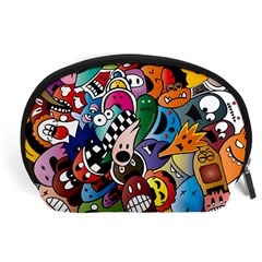 Cartoon Explosion Cartoon Characters Funny Accessory Pouch (large) by Salman4z