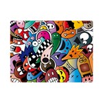 Cartoon Explosion Cartoon Characters Funny Premium Plush Fleece Blanket (Mini) 35 x27  Blanket Front