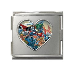 80 s Cartoons Cartoon Masters Of The Universe Mega Link Heart Italian Charm (18mm) by Salman4z