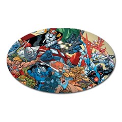 80 s Cartoons Cartoon Masters Of The Universe Oval Magnet by Salman4z