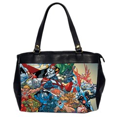 80 s Cartoons Cartoon Masters Of The Universe Oversize Office Handbag (2 Sides) by Salman4z